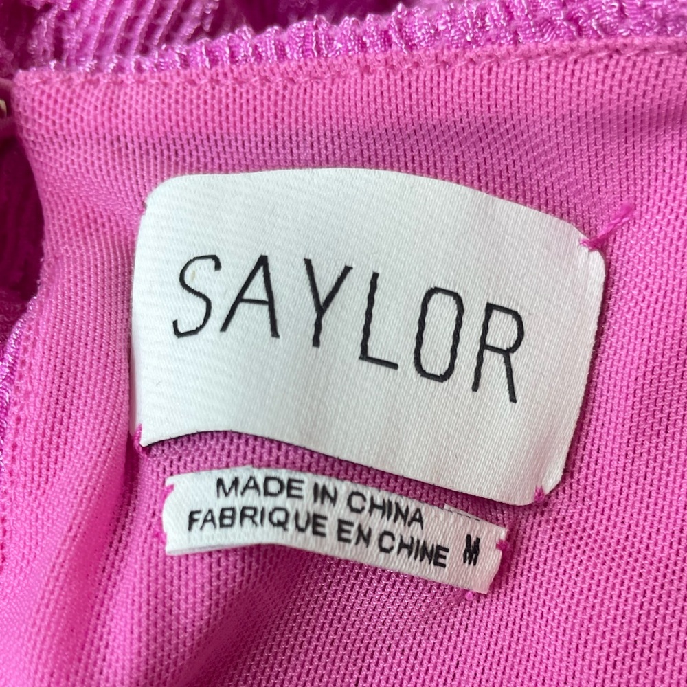 SAYLOR Sonja Ruched Skirt‎ Long Sleeve
Minidress Coctail Pink Orchid Dress - Picture 6 of 15